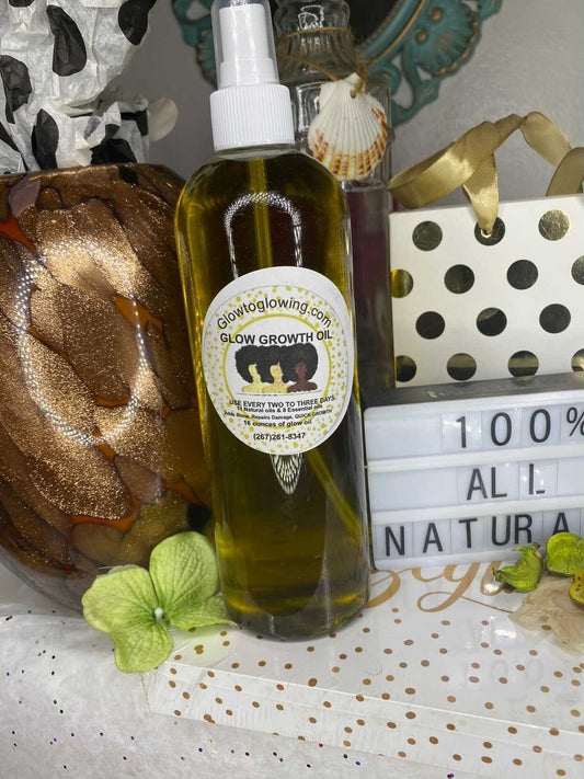 GLOW GROWTH OIL  16OZ SPRAY TOP