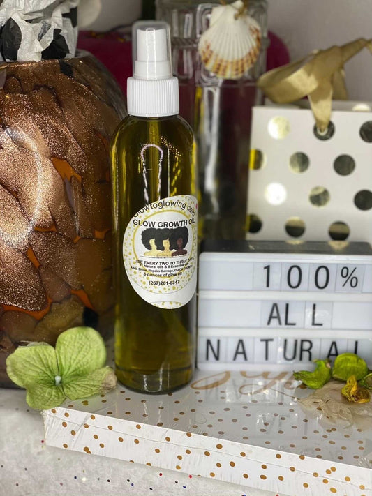 GLOW GROWTH OIL 8OZ SPRAY TOP