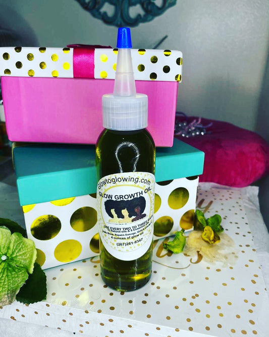 Glow Growth Oil 4OZ WITH SPOUT